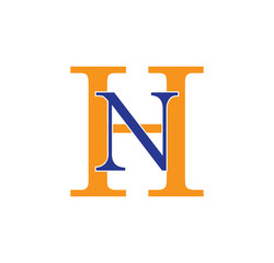 NH logotype simple modern