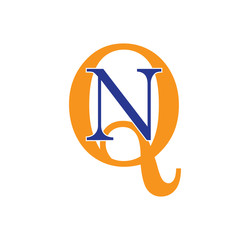 NQ logotype simple modern