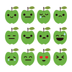 Green Apple Character