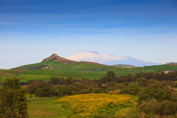 Fototapeta premium Volcano Etna