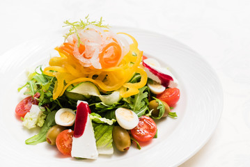 salad with eggs