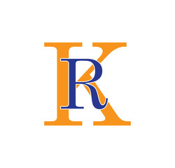 RK logotype simple modern