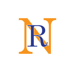 RN logotype simple modern