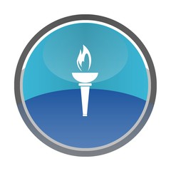 Obraz premium Flambeau dans un bouton