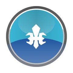 Fleur de Lys dans un bouton