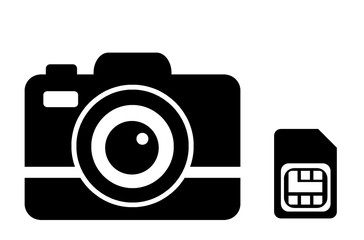 Appareil photos et une carte SIM