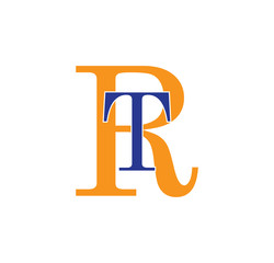 TR logotype simple modern