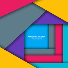 Vector material design background.