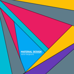 Vector material design background.