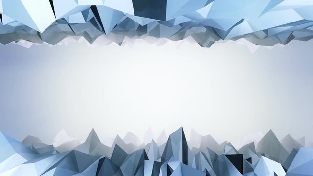 Forward moving abstract lowpoly vector background. illustration. 3