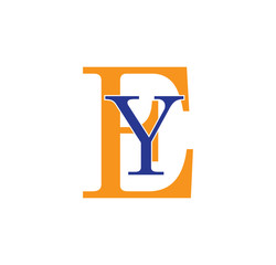 YE logotype simple modern