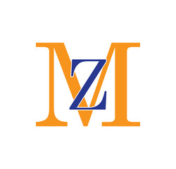 ZM logotype simple modern