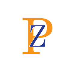 ZP logotype simple modern