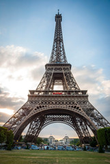 Fototapeta premium Eiffel tower with park around, Paris