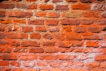 Red brick wall texture