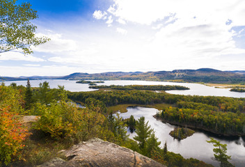 Naklejka premium Autumn landscape