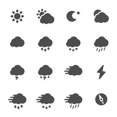 Meteo icon black