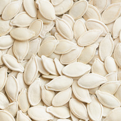 Pumpkin seeds closeup