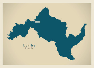 Modern Map - Leribe LS