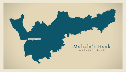 Modern Map - Mohale's Hoek LS