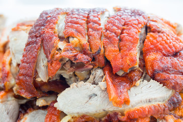 sliced of roast duck