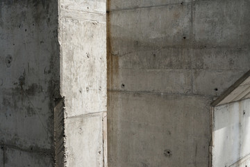 Fototapeta na wymiar Concrete blocks in the construction site