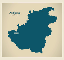 Modern Map - Quthing LS