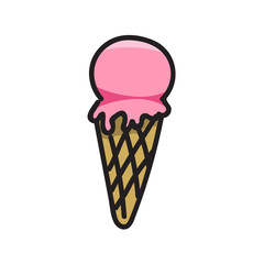 Ice cream,Hand drawn icons