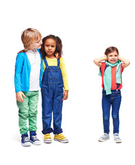 Fototapeta premium Friends in kindergarten