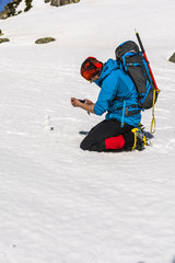 Checking the captured image.