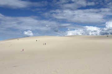 Fototapeta na wymiar la dune du pilat et le banc d'arguin,bassin d'Arcachon