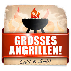 Großes Angrillen! Button, Icon