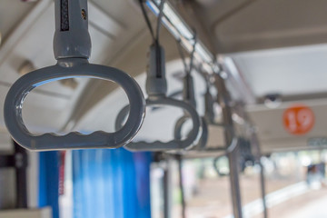 inside the city bus