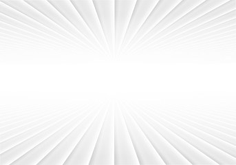 3D White Rays. Abstract Vector Background - 107848399