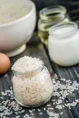 Rice and Traditional Turkish Food, Yoghurt Soup Decorated with I