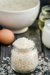 Rice and Traditional Turkish Food, Yoghurt Soup Decorated with I