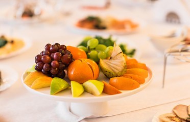 Fresh fruit party plate
