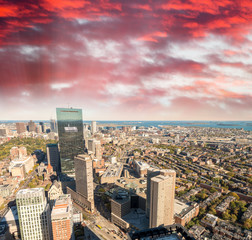 Boston buildings and skyscrapers