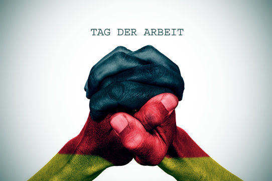 text tag der arbrit, labour day in German