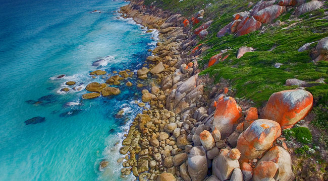 Wilsons Promontory Coastline, Aerial View