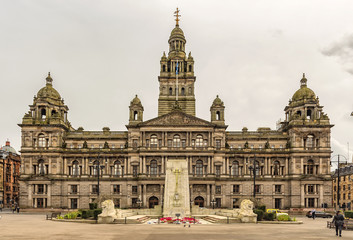Fototapeta na wymiar Glasgow City Chambers
