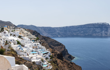 Santorini Oia Panoramic Stitch