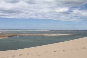 Fototapeta na wymiar La dune du pilat,bassin d'Arcachon,plus haute dune d'Europe