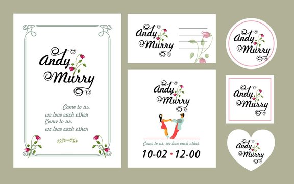 save the date card