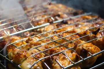 Chiken grille background