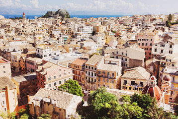 View of the Corfu town, Greece