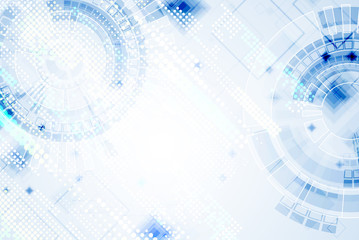 Obraz premium Abstract background. Futuristic technology style.