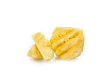 Phu Lae pineapple on white background