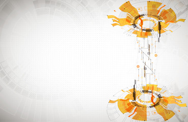Abstract background. Futuristic technology style. Structure patt