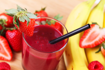 Roter Smoothie